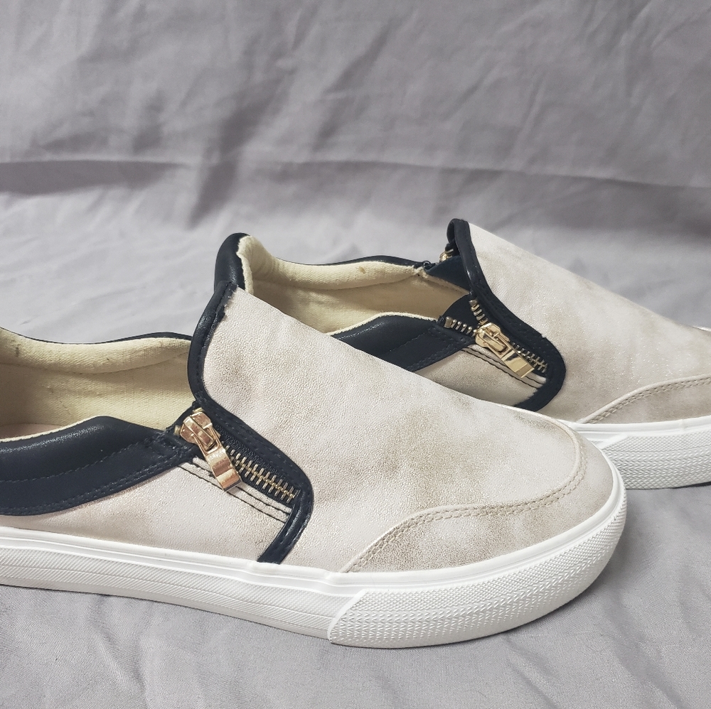 Restricted Platform Slip-On Sneakers